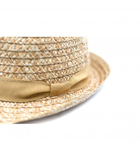  strisce beige paglia trilby